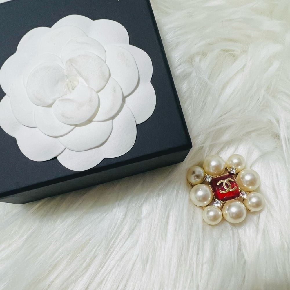 Chanel Pearl Brooch